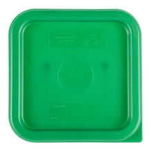 Load image into Gallery viewer, Kelly Green Square Polyethylene Lid for 2 and 4 Qt. Food Storage Containers