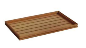 Rectangular Wooden Service Tray