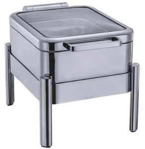 GN1/2 Chafing Dish with Glass Lid, 4L