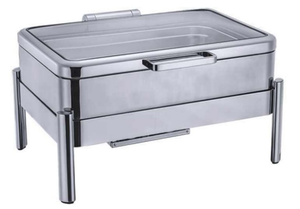 GN 1/1 Chafing Dish with Glass Lid, 9L