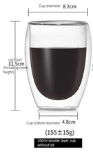 Load image into Gallery viewer, 350 ml New Heat-resistant Double Wall Glass Cup
