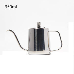 Hand Punch Pot Long Mouth Fine Mouth Coffee Pot With Lid